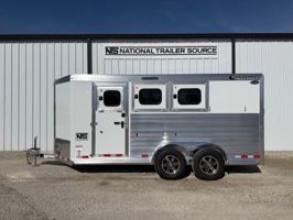 2026 3 horse Cimarron 3 Horse Bumper Pull Trailer