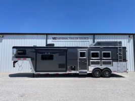 2026 3 horse Bison Silverado 3 Horse 11' Living Quarters