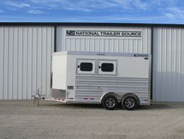2025 2 horse Cimarron 2 Horse Bumper Pull Trailer