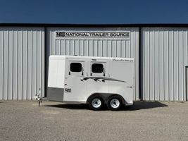 2026 2 horse Trails West 2 Horse Bumper Pull Trailer