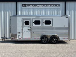 2026 3 horse Cimarron 3 Horse Bumper Pull Trailer