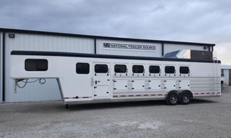 2026 6 horse Trails West 6 Horse Side Load Gooseneck Trailer