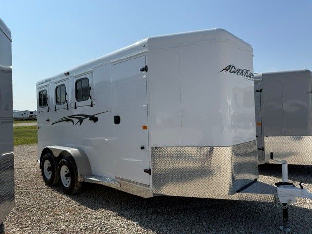 2026 Trails West 2 Horse Slant Load Bumper Pull Trailer