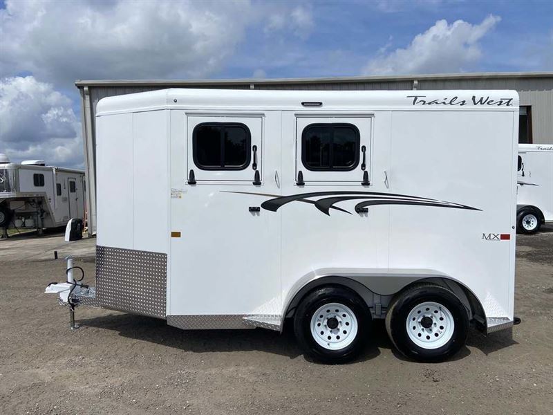 2025 Trails West 2 Horse Bumper Pull Trailer