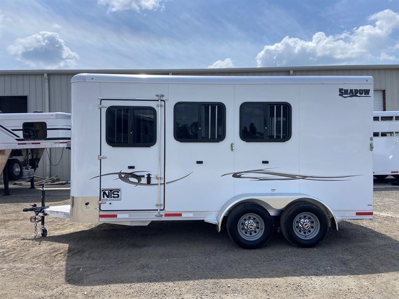 2025 Shadow 3 Horse Bumper Pull Trailer