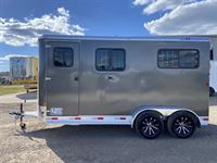 2026  horse Bar-M 2 Horse Straight Load Bumper Pull Trailer