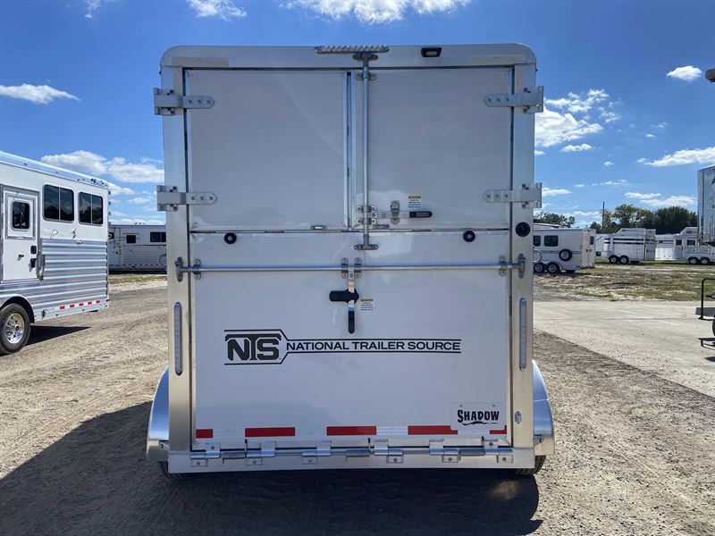 2026 Shadow 2 horse straight load bumper pull trailer