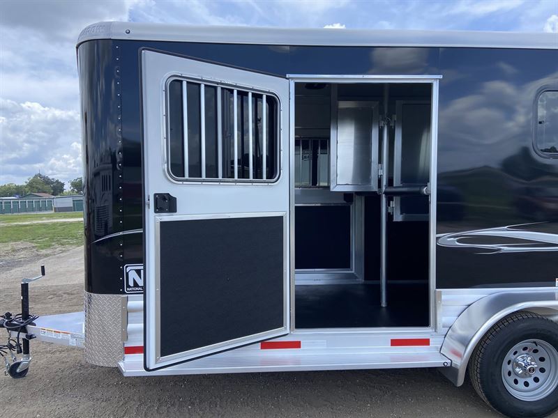 2026 Shadow 2 horse straight load bumper pull trailer