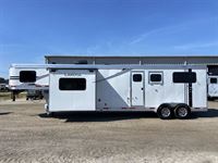 2026 2 horse Lakota Trailers Charger 2 Horse Straight Load 9' Living Quarters