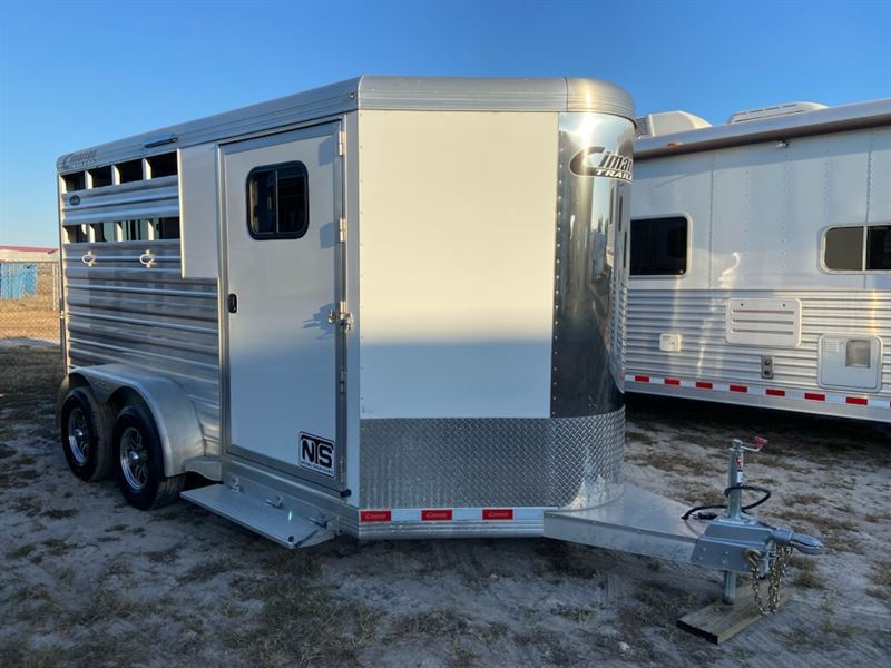 2024 Cimarron 2 Horse Bumper Pull Trailer