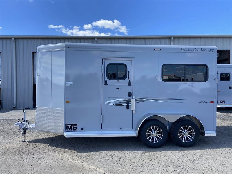 2026 Trails West 2 Horse Straight Load Bumper Pull Trailer