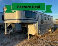1996 3 horse Sundowner 3 Horse Gooseneck Trailer