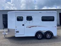 2025  horse Trails West 2 Horse Straight Load Bumper Pull Trailer