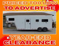 2022  horse Featherlite 2+1 Horse Straight Load Gooseneck Trailer