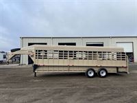 2026 Stock horse Big Bend 24' Livestock Gooseneck Trailer
