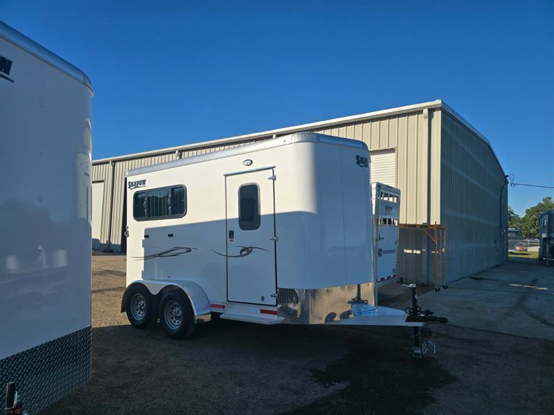 2026 Shadow 2 Horse Bumper Pull Trailer