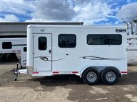 2026 2 horse Shadow 2 Horse Straight Load Bumper Pull Trailer