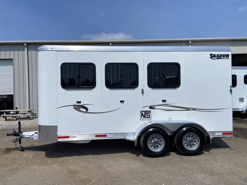 2026 Shadow 3 Horse Bumper Pull Trailer