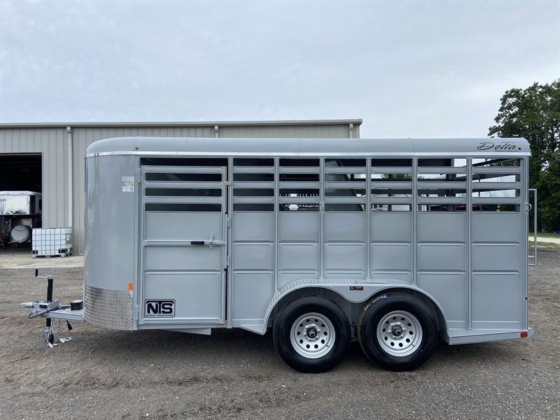 2025 Delta 3 Horse Bumper Pull Trailer
