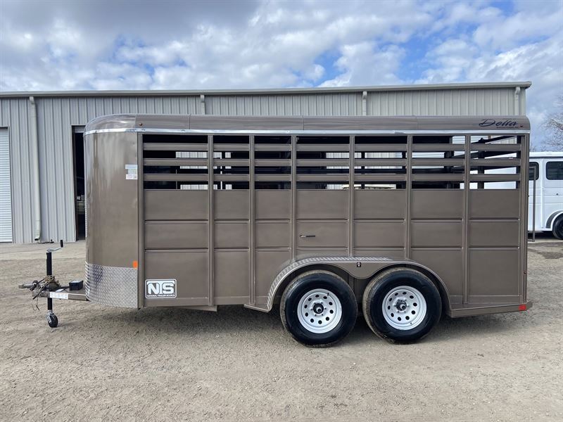 2026 Delta 16' Livestock Bumper Pull Trailer