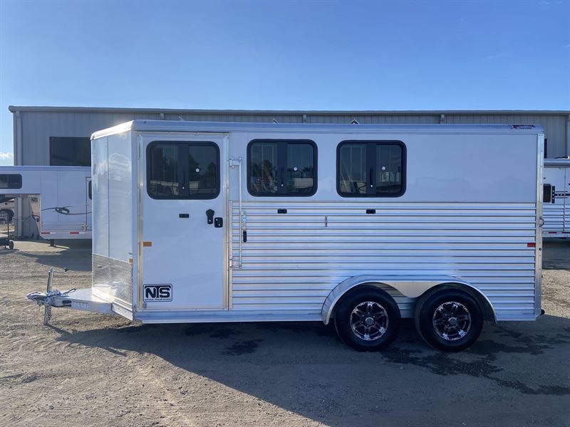 2025 Frontier 3 Horse Bumper Pull Trailer