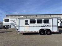 2000 3 horse Cato 3 Horse Gooseneck Trailer