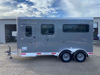 2026 2 horse Shadow 2 Horse Straight Load Bumper Pull Trailer