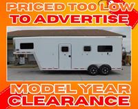 2022  horse Featherlite 2+1 Horse Straight Load Gooseneck Trailer