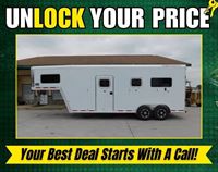 2022  horse Featherlite 2+1 Horse Straight Load Gooseneck Trailer