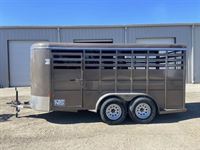 2026 3 horse Delta 3 Horse Bumper Pull Trailer