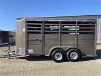 2026 3 horse Delta 3 Horse Bumper Pull Trailer