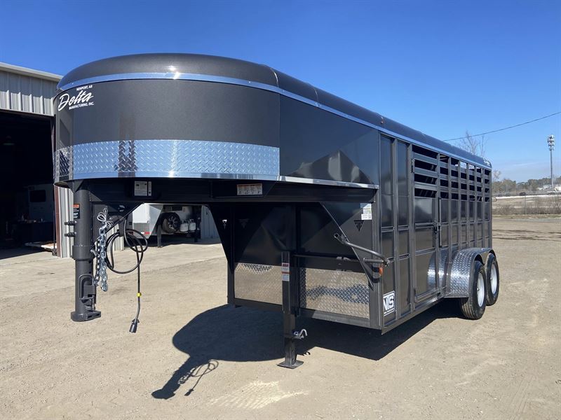2026 Delta 3 horse gooseneck trailer