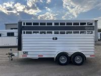 2026 Stock horse Shadow 16' Livestock Bumper Pull Trailer