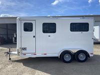 2026 2 horse Bar-M 2 Horse Straight Load Bumper Pull Trailer