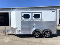 2025 2 horse Cimarron 2 Horse Bumper Pull Trailer
