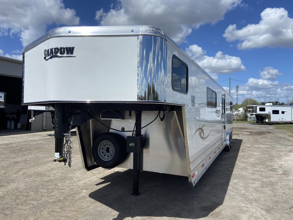 2026 Shadow 6 horse straight load gooseneck trailer