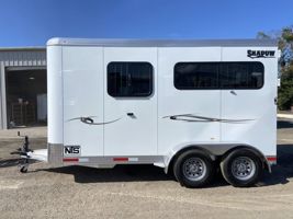 2026 2 horse Shadow 2 Horse Straight Load Bumper Pull Trailer