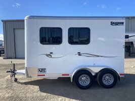 2026 2 horse Shadow 2 Horse Bumper Pull Trailer