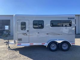 2026 2 horse Shadow 2 Horse Straight Load Bumper Pull Trailer