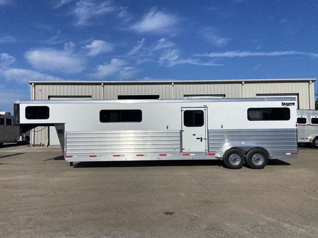 2026 Shadow 4 horse head-to-head gooseneck trailer