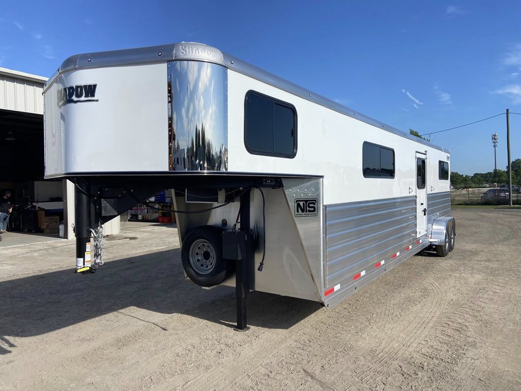 2026 Shadow 4 horse head-to-head gooseneck trailer