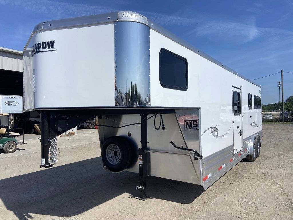 2026 Shadow 2+1 horse straight load gooseneck trailer