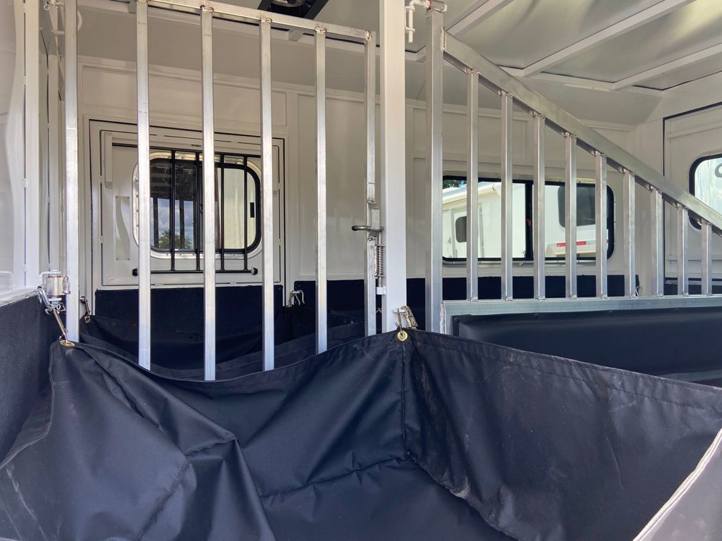 2026 Trails West 2 horse straight load bumper pull trailer