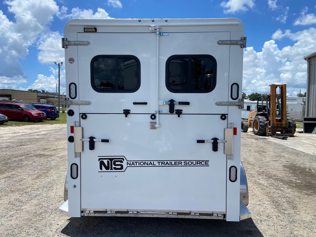 2027 Trails West 2 horse straight load bumper pull trailer
