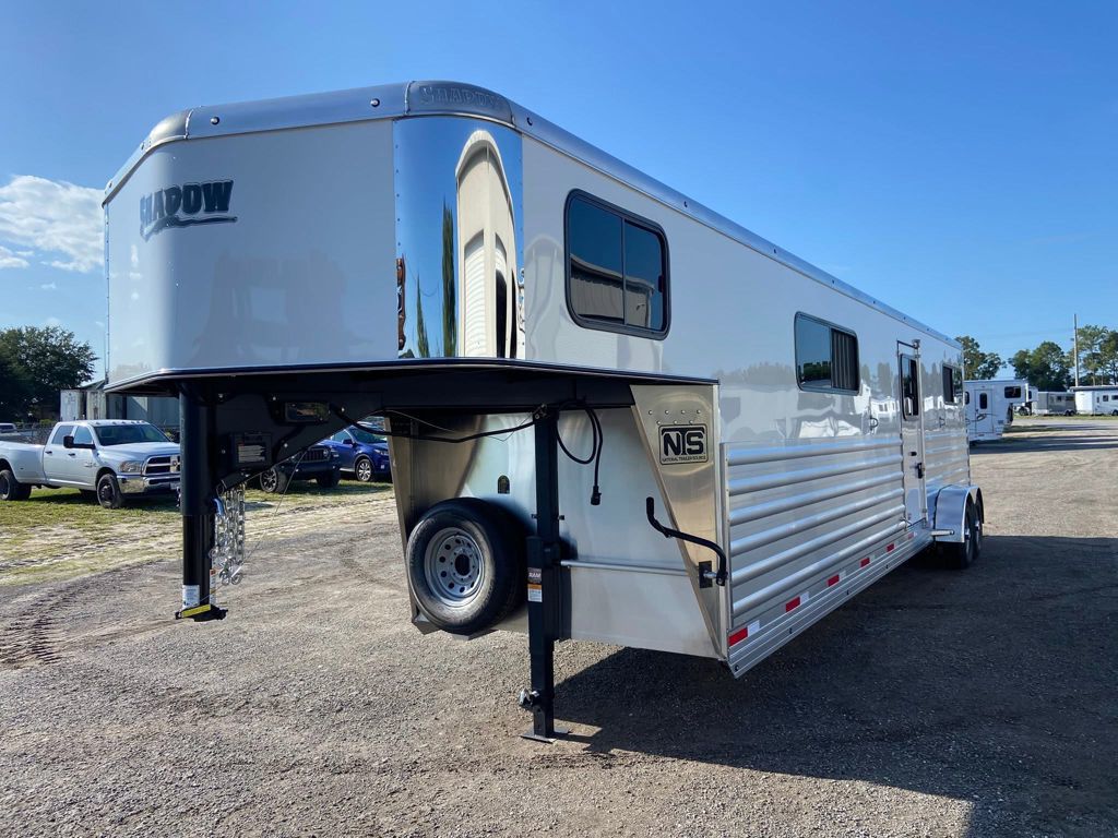 2027 Shadow 4 horse head-to-head gooseneck trailer