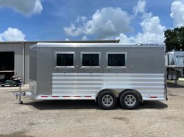 2026 3 horse Featherlite 3 Horse Slant Load Bumper Pull
