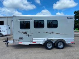 2027 3 horse Shadow 3 Horse Slant Load Bumper Pull Trailer