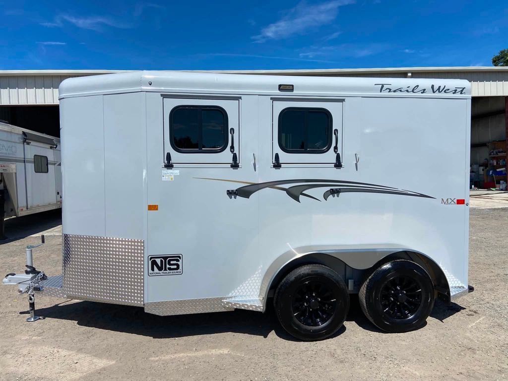 2027 Trails West 2 Horse Slant Load Bumper Pull Trailer