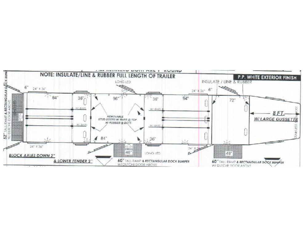 2027 Platinum 6 Horse Head-To-Head Gooseneck Trailer