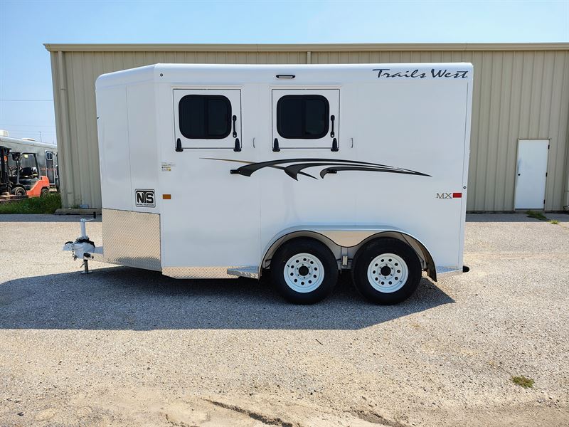 2026 Trails West 2 Horse Bumper Pull Trailer